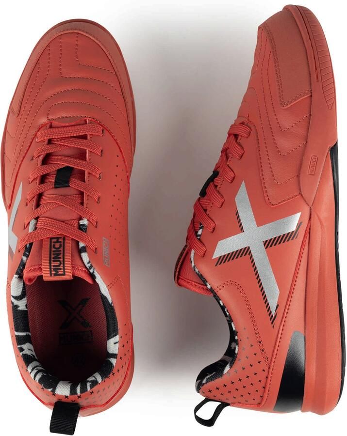 MUNICH Sneakers laag 'Rondito' rood zwart zilver - Foto 3