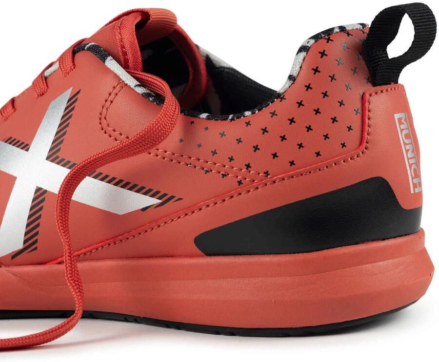 MUNICH Sneakers laag 'Rondito' rood zwart zilver - Foto 2