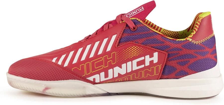 MUNICH Sneakers laag 'Rondo' sand indigo kersrood
