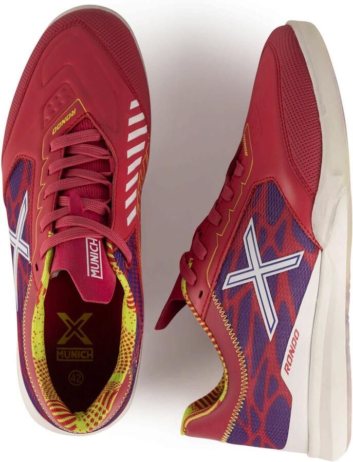 MUNICH Sneakers laag 'Rondo' sand indigo kersrood - Foto 3