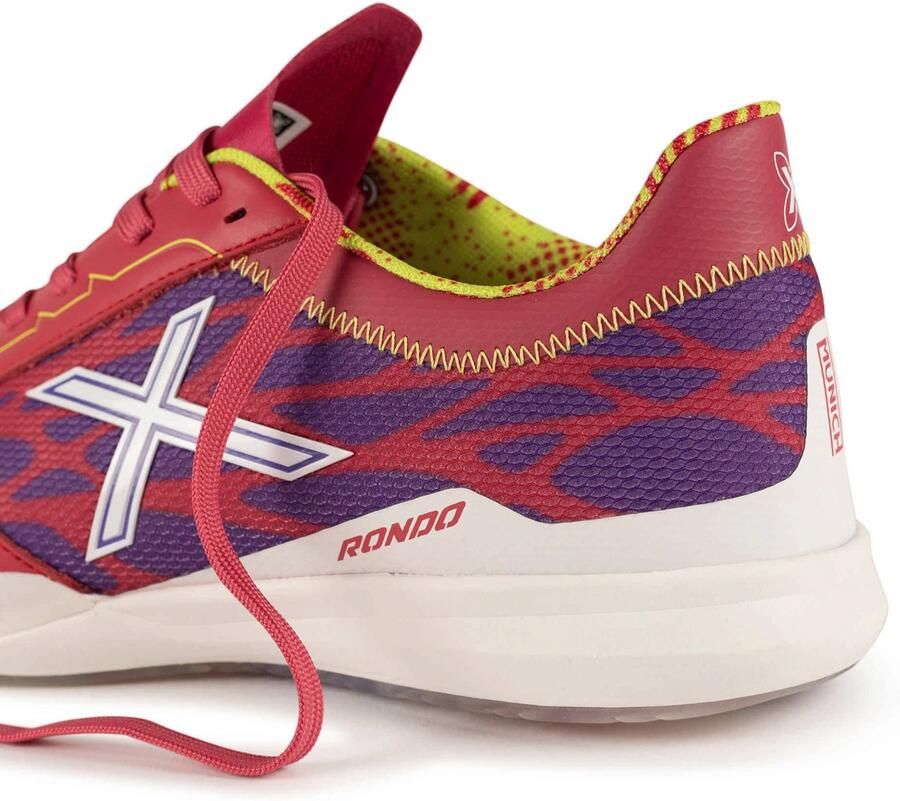 MUNICH Sneakers laag 'Rondo' sand indigo kersrood - Foto 2