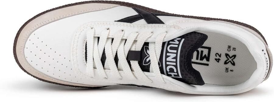 MUNICH Sneakers laag 'RUMBA' beige bruin zwart wit - Foto 4
