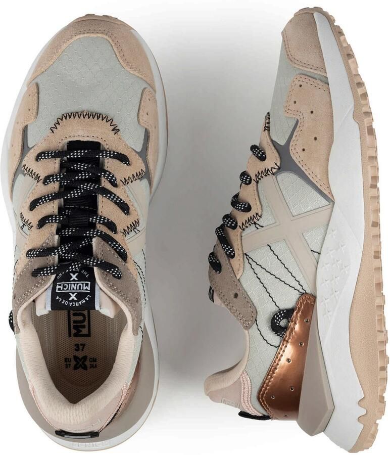 MUNICH Sneakers laag 'SHIBUYA' beige gemengde kleuren - Foto 6