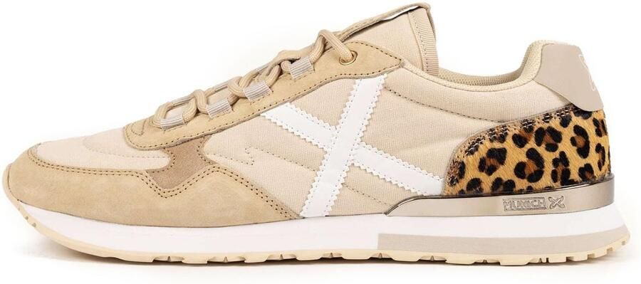 MUNICH Sneakers laag 'Sunset' beige bruin zwart wit