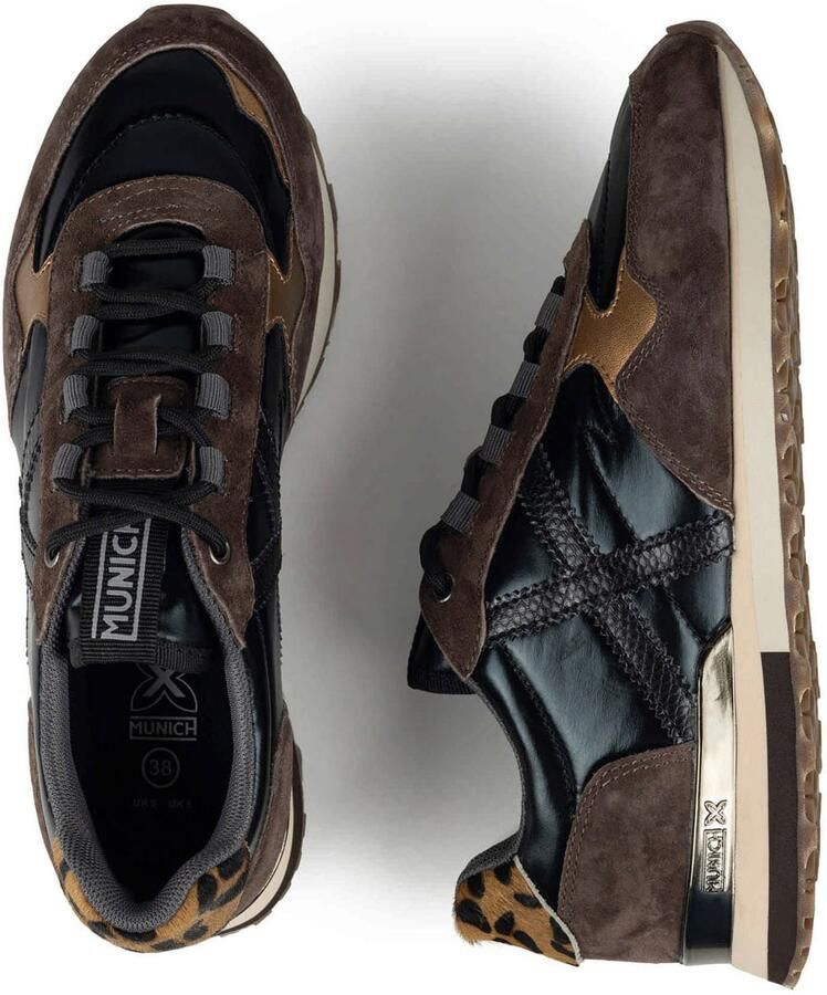MUNICH Sneakers laag 'SUNSET' gemengde kleuren zwart - Foto 4
