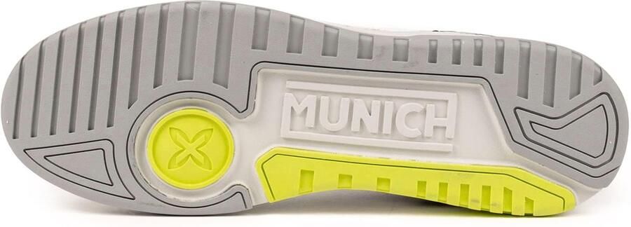MUNICH Sneakers laag 'Tennez' geel antraciet lichtgrijs offwhite - Foto 2