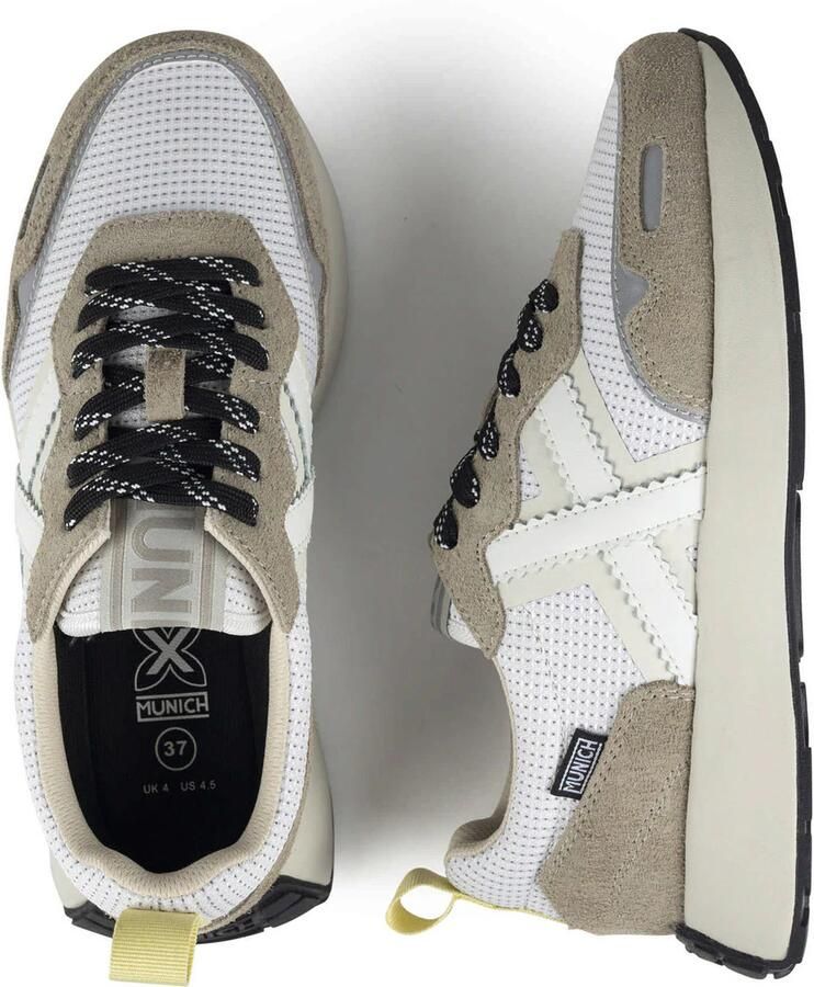 MUNICH Sneakers laag 'XEMINE' gemengde kleuren wit - Foto 4