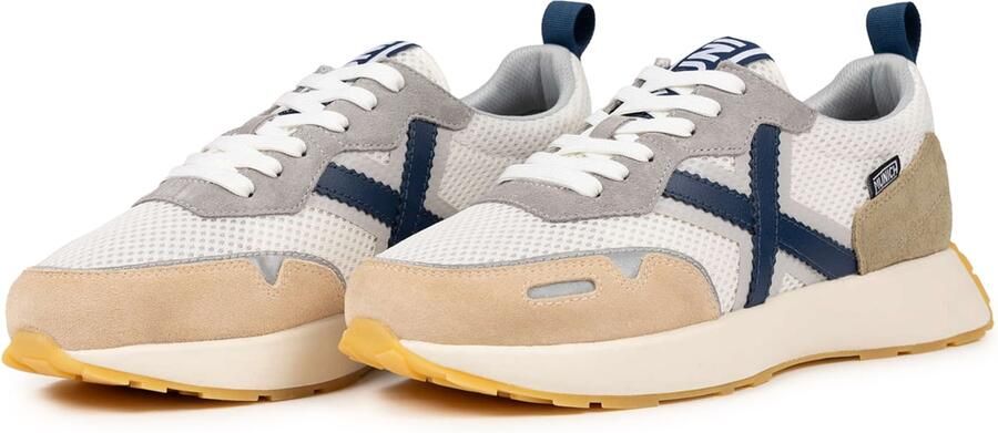 MUNICH Sneakers laag 'Xemine' navy taupe wit - Foto 6