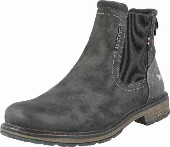 Mustang Shoes Chelsea-boots slip-on boots ankle boots block heel side stretch insert - Foto 9