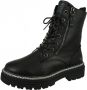 Mustang Shoes Winterlaarzen hakken winter enkellaars veterschoenen nagels en decoratieve naden - Thumbnail 4