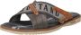 Mustang Shoes Slippers zomerschoen slippers badschoen met opvallende logo-opschrift - Thumbnail 3