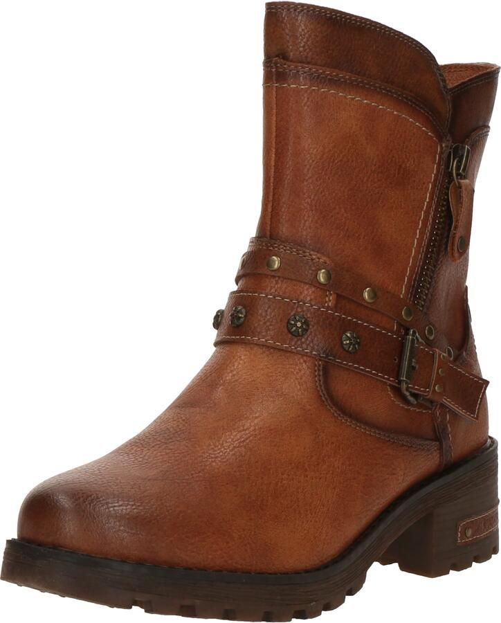 Mustang Shoes Winterlaarzen Haukea Biker boots met blokhak en TEX-membraan - Foto 6