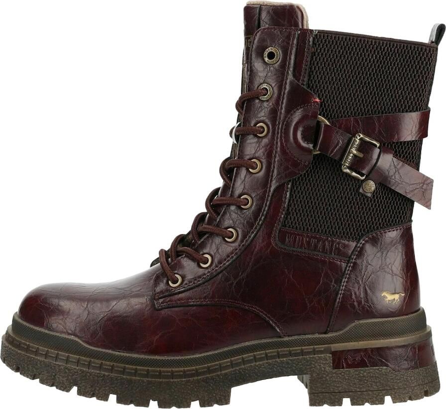 MUSTANG Boots wijnrood zwart