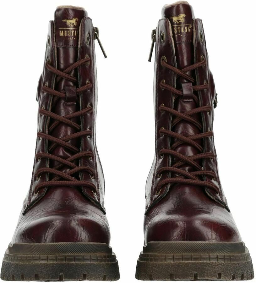 MUSTANG Boots wijnrood zwart - Foto 2
