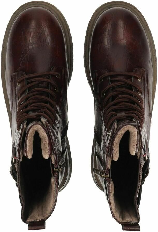MUSTANG Boots wijnrood zwart - Foto 5