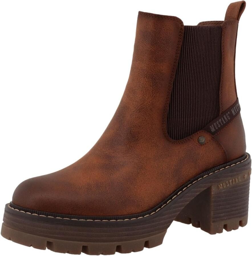 MUSTANG Chelsea boots 'Madlin' kastanjebruin - Foto 1