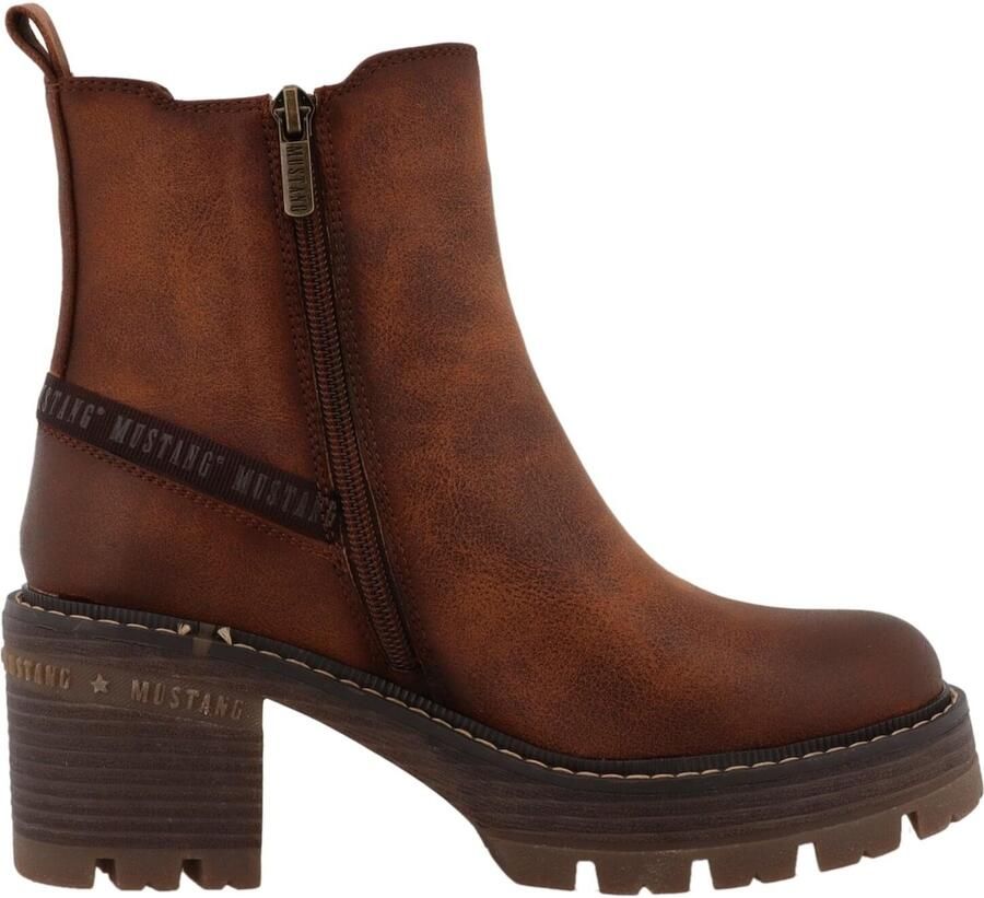 MUSTANG Chelsea boots 'Madlin' kastanjebruin - Foto 3