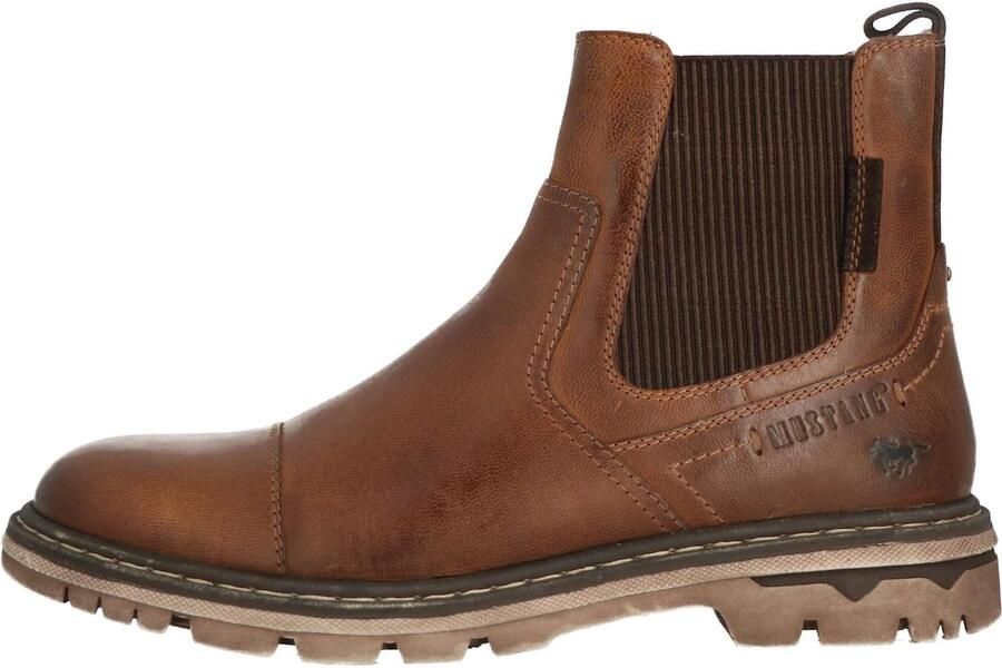 MUSTANG Chelsea boots 'Sebastiano' cognac - Foto 1