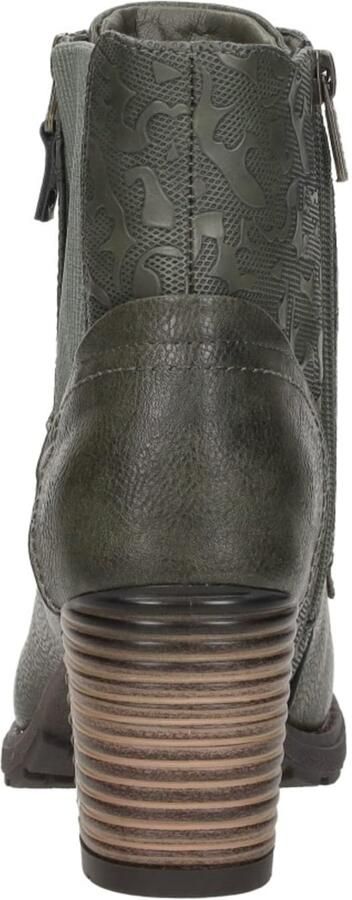 Mustang Veterschoenen Hak Veterschoenen Hak khaki - Foto 4