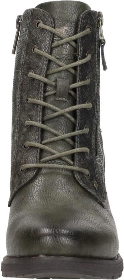 Mustang Veterschoenen Hak Veterschoenen Hak khaki - Foto 3