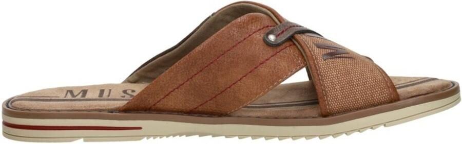 Mustang Shoes Slippers zomerschoen slippers badschoen met opvallende logo-opschrift - Foto 7
