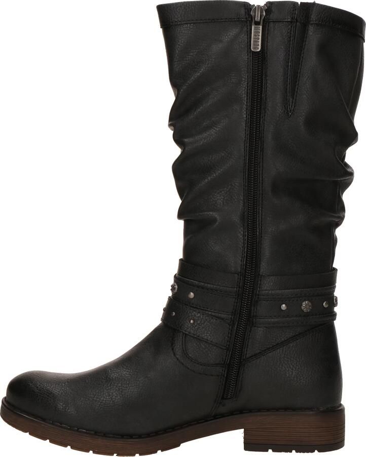 Mustang Shoes Winterlaarzen Elfi Laarzen met sierbandjes en blokhak - Foto 2