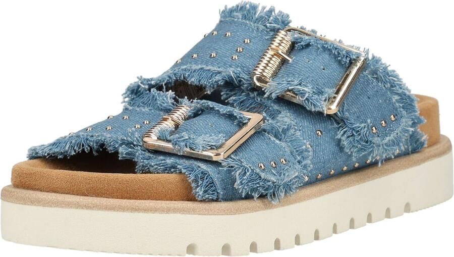 MUSTANG Muiltjes blauw denim