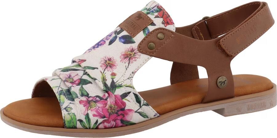 MUSTANG Sandaal navy groen rosa wit