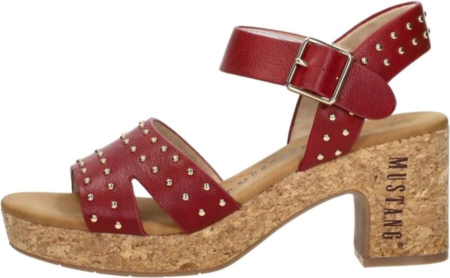 Mustang Sandalen Hak Sandalen Hak Bordeaux - Foto 2