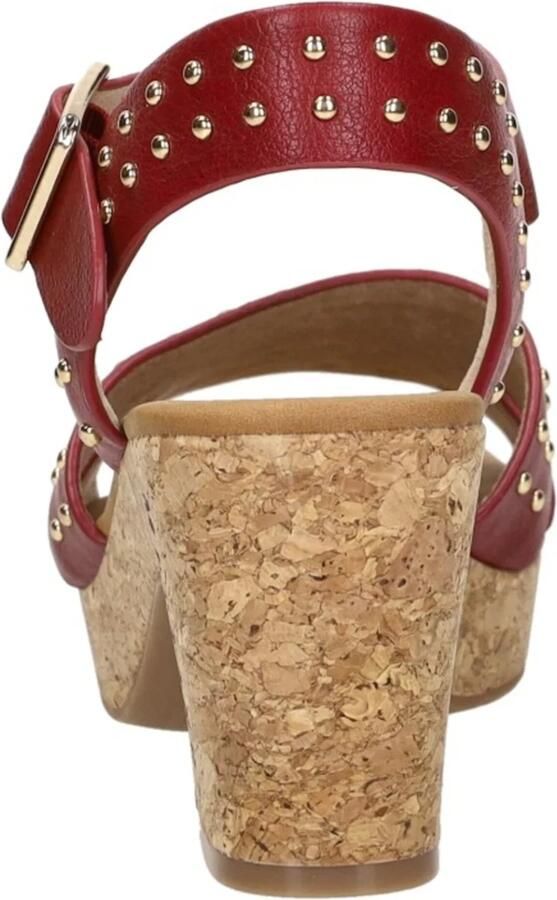 Mustang Sandalen Hak Sandalen Hak Bordeaux - Foto 5