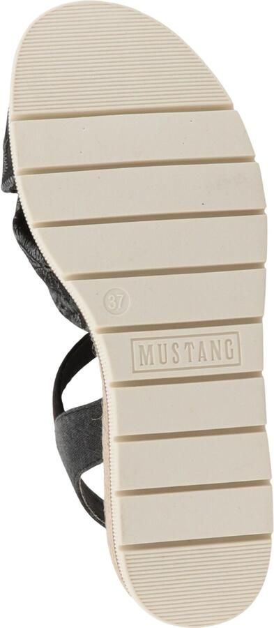 MUSTANG Sandalen met riem zwart - Foto 3