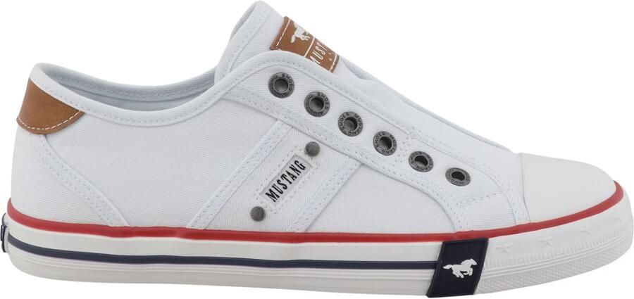 Mustang Lage Sneakers 26M0242008-WHITE