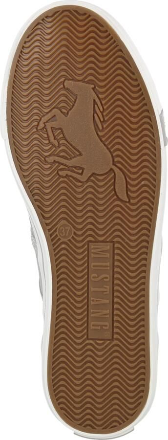 Mustang dames canvas sneaker grijs - Foto 5