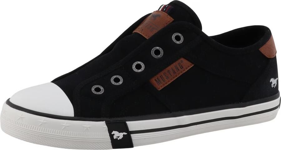 MUSTANG Slip-on zwart