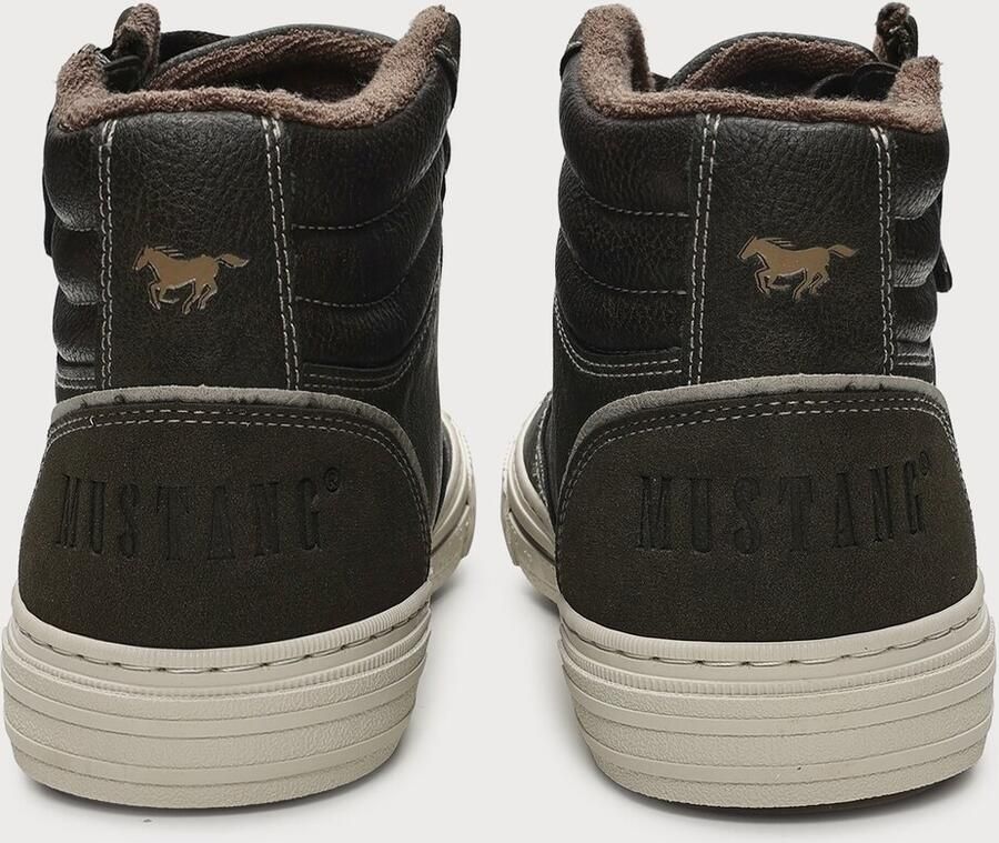MUSTANG Sneakers hoog donkergroen - Foto 2