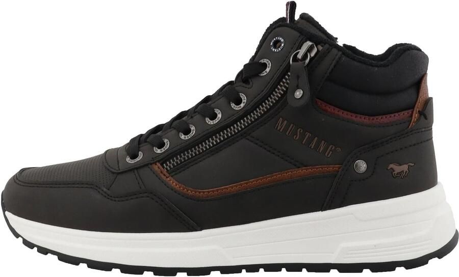 MUSTANG Sneakers hoog 'Luciano' zwart - Foto 3