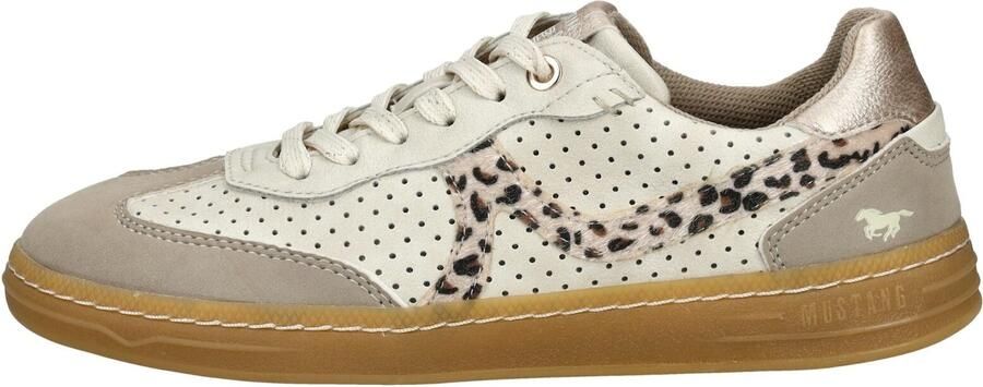 MUSTANG Sneakers laag beige brons zwart eierschaal - Foto 2