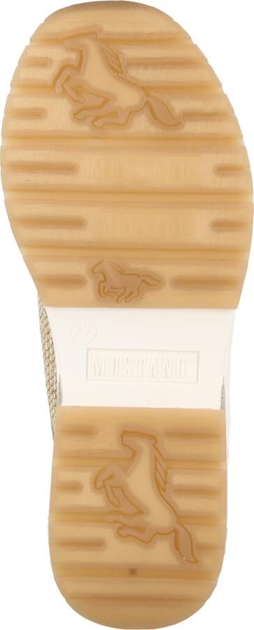 MUSTANG Sneakers laag beige camel - Foto 4