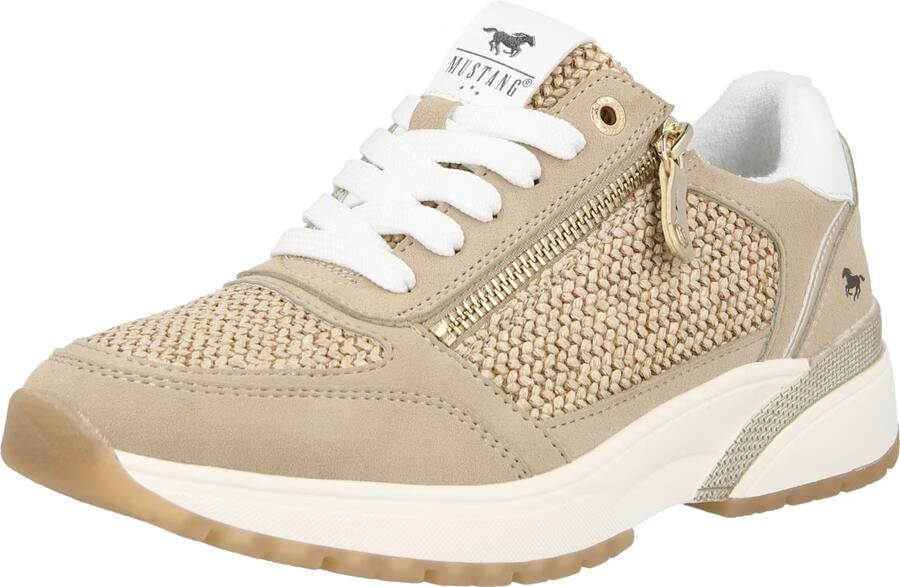 MUSTANG Sneakers laag beige camel - Foto 2