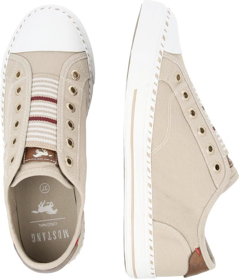 Mustang Lage Sneakers 26M0152002-BEIGE - Foto 3