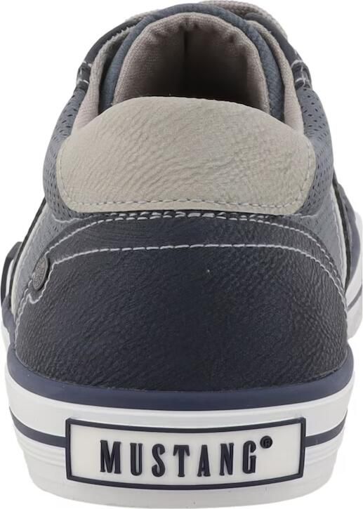 MUSTANG Sneakers laag beige marine saffier - Foto 4