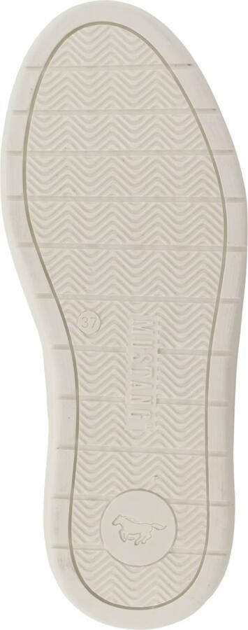 MUSTANG Sneakers laag beige wit - Foto 3
