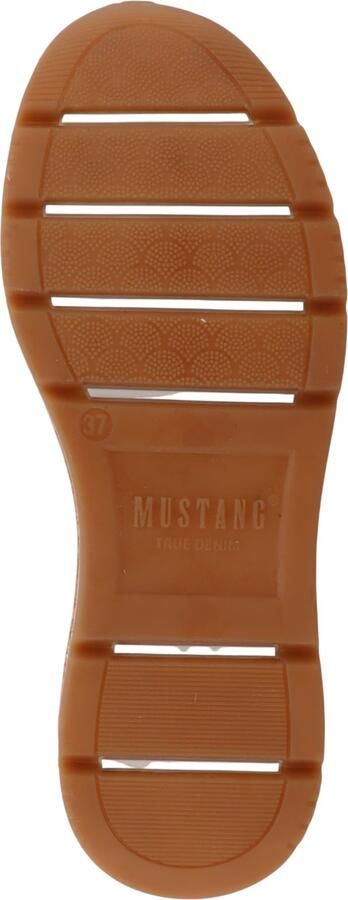 MUSTANG Sneakers laag beige wit - Foto 8