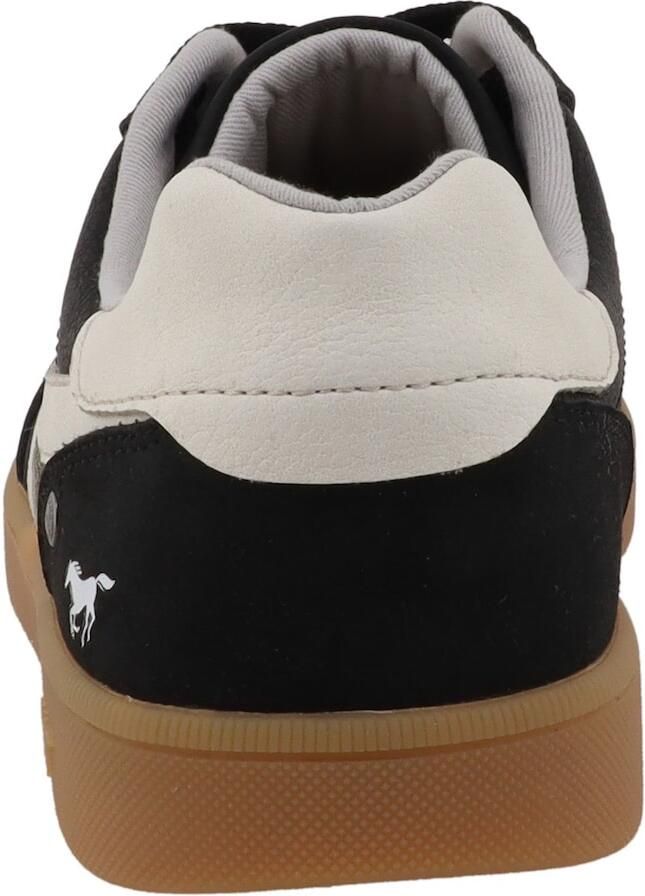 MUSTANG Sneakers laag beige zwart - Foto 3