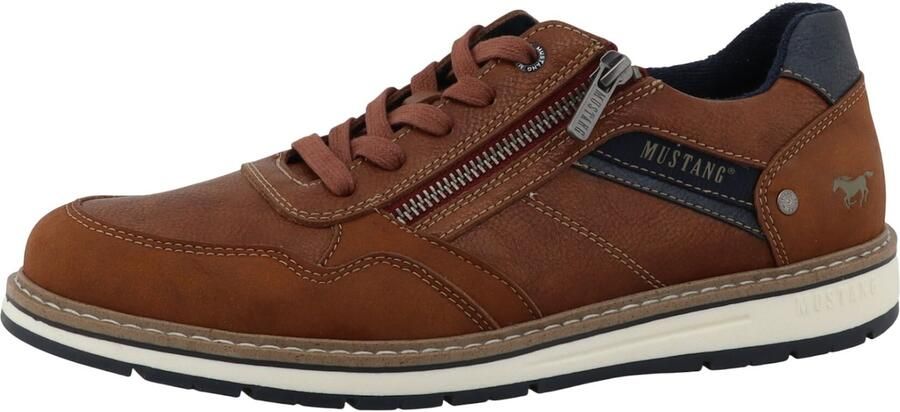 MUSTANG Sneakers laag bruin