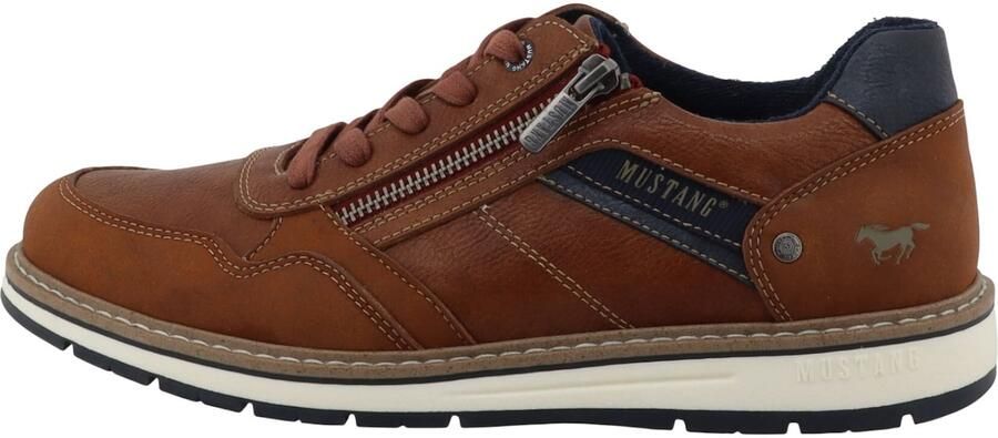 MUSTANG Sneakers laag bruin - Foto 2