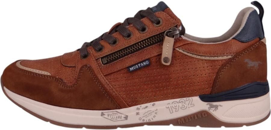 Mustang Sneakers Laag Sneakers Laag Cognac - Foto 3
