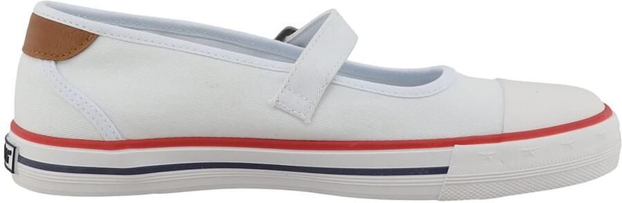 Mustang dames ballerina canvas wit