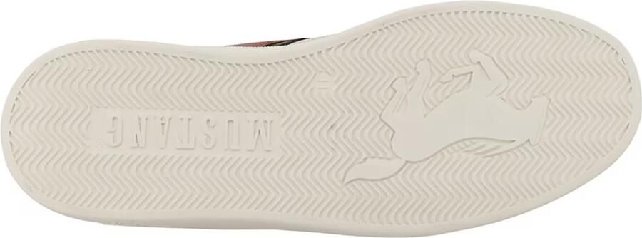 MUSTANG Sneakers laag camel cognac zwart offwhite - Foto 6