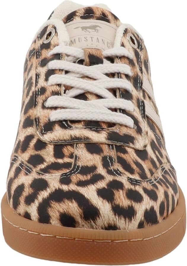 MUSTANG Sneakers laag crème camel donkerbruin zwart - Foto 2